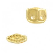 Cymbal ™ DQ metal bead substitute Varidi for SuperDuo beads - Gold